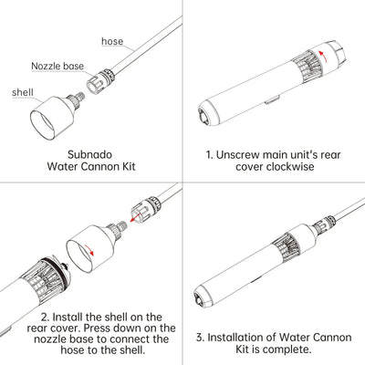 Subnado Water Cannon Kit Waydoo